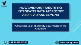 Enroll Sailpoint Online Training in Ameerpet - Visualpath