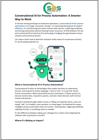 conversational ai for process automation