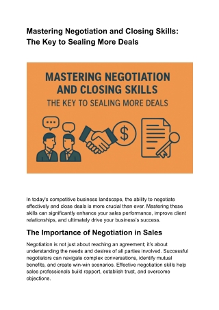 Mastering Negotiation and Closing Skills_ The Key to Sealing More Deals (1)