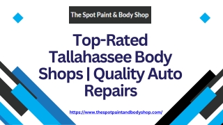 Top-Rated Tallahassee Body Shops  Quality Auto Repairs