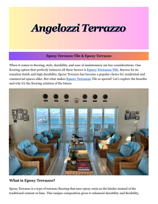 Angelozzi Terrazzo