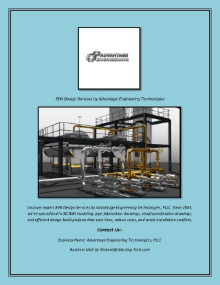 BIM Design Services by Advantage Engineering Technologies