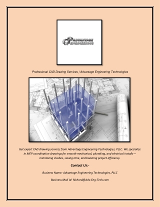 Professional CAD Drawing Services