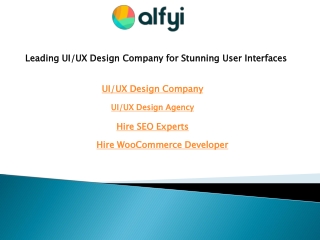 Leading UI UX Design Company for Stunning User Interfaces