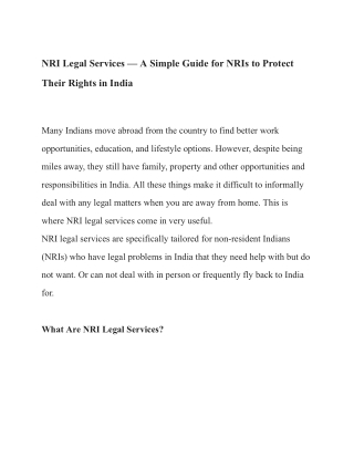 Name Change Process for NRI Citizens in India (1)