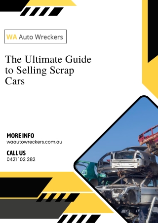 The Ultimate Guide to Selling Scrap Cars