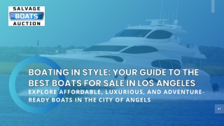 Want a Boat in LA? This Auction Site Has What You Need