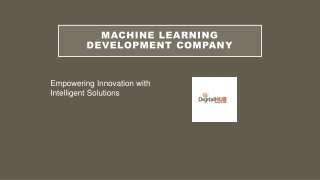 machine learning development company