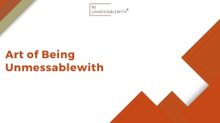 Business & Executive Coaching with Art of Being Unmessablewith