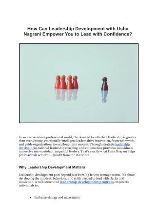 How Can Leadership Development with Usha Nagrani Empower You to Lead with Confidence (1)