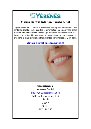 Clínica Dental Líder en Carabanchel