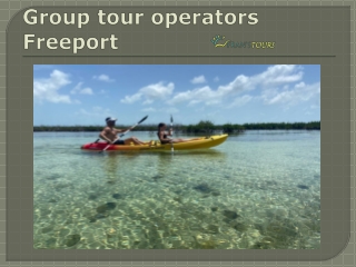 group tour operators freeport