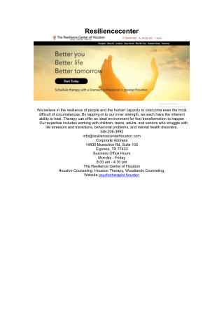 psychotherapist houston