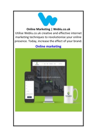 Online Marketing  Weblu.co.uk