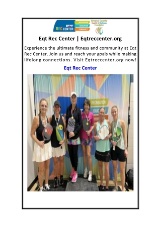 Eqt Rec Center  Eqtreccenter.org