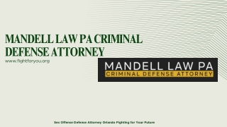 Sex Offense Defense Attorney Orlando Fighting for Your Future