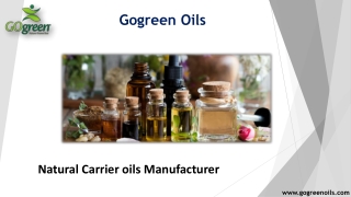 gogreen oils
