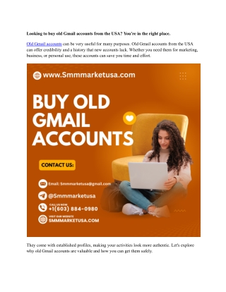 Top 10 Reliable Vendors to Buy Old Gmail Accounts in the USA