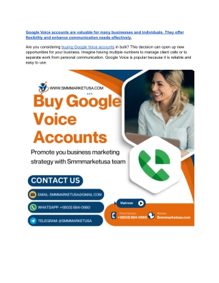 Instant Google Voice Account Delivery – Safe & Private