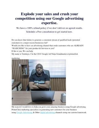 explode your sales and crush your competition