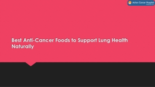 Best Anti-Cancer Foods to Support Lung Health Naturally