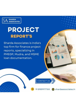 project report for bank loan ,pmegp, cmegp loan