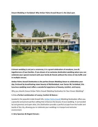 Dream Wedding in Faridabad (1)