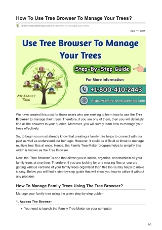 familytreemakerhelp.com-How To Use Tree Browser To Manage Your Trees