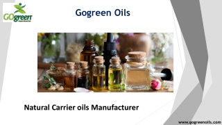 gogreen oils