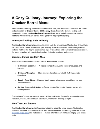 a cozy culinary journey exploring the cracker