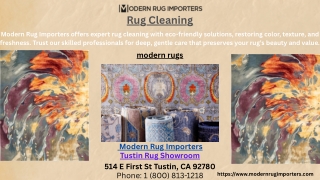 Rug Cleaning