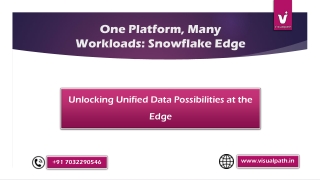 Snowflake Course in Ameerpet Snowflake Training - Visualpath