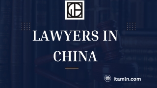 lawyers in china