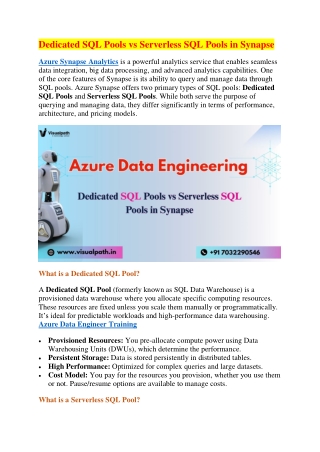 Azure Data Engineer Training Online | Best Azure Data