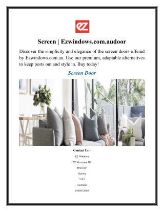 Screen | Ezwindows.com.audoor