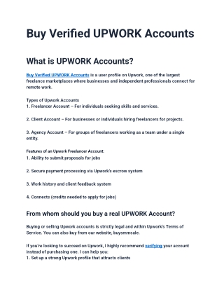 buy verified upwork accounts