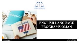 english language programs oman