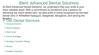 ident advanced dental solutions at ident advanced