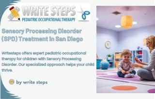Sensory Processing Disorder (SPD) Treatment in San Diego Writesteps offers expert pediatric occupational therapy for chi