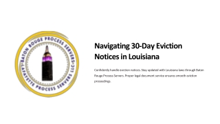 30 day eviction notice louisiana