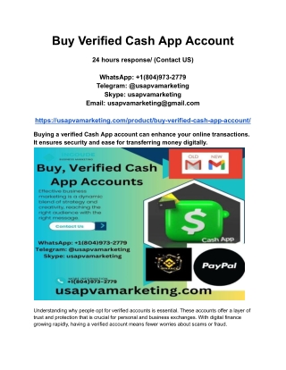 Top 2 Process for Buy, Verified Cash App Accounts