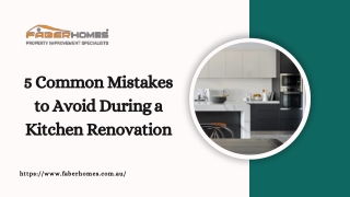 5 Common Mistakes to Avoid During a Kitchen Renovation