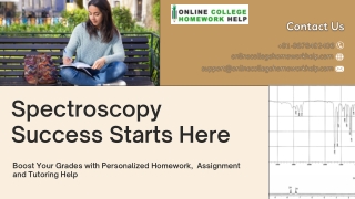 Spectroscopy Assignment Help Guide – Master Complex Concepts with Ease