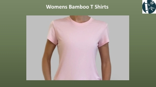 Womens Bamboo T Shirts