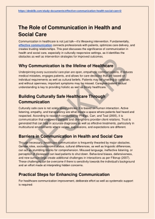 The Role of Communication in Health and Social Care - Google Docs (1)