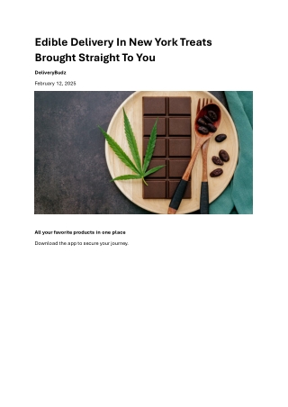 Weed Edibles NYC