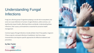 Fungal infection Its causes and treatment.