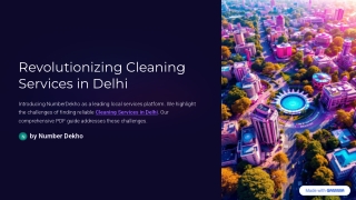 Spotless Spaces: Top-Rated Cleaning Services in Delhi for Homes & Offices