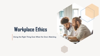 workplace ethics