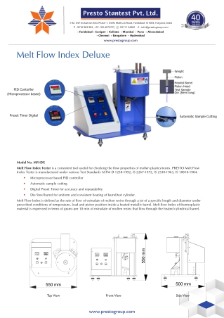 Get Accurate Flow Rates with Melt Flow Index Tester